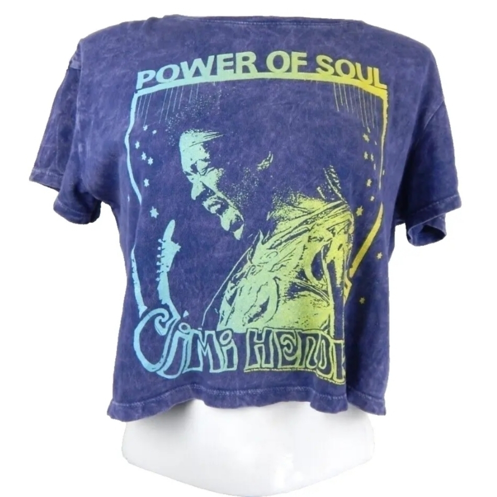 Soulcycle Jimi Hendrix Crop Tee